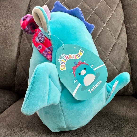 Squishmallows TATIANA 8" Blue Plush Unicorn Toy - Picture 2 of 4